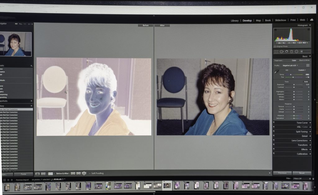 negatives photos restoration
