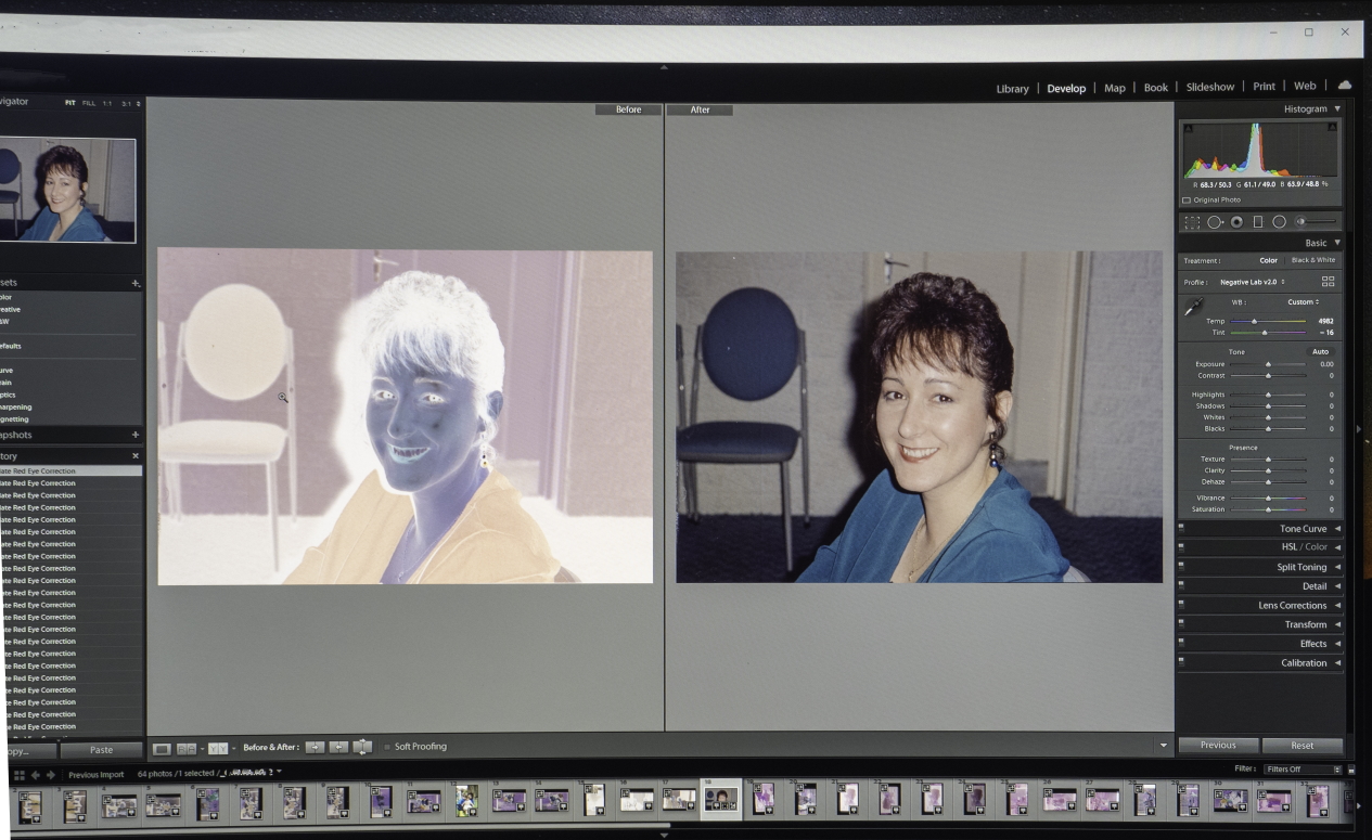 negatives photos restoration